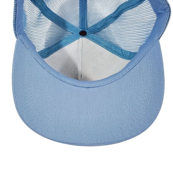 Live To Golf Adjustable Blue Trucker Hat Embroidered Snapback Mesh Back Lightwei - Picture 7 of 10